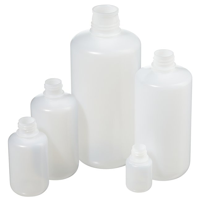 Nalgene™ 窄口 HDPE 带盖包装瓶：大包装