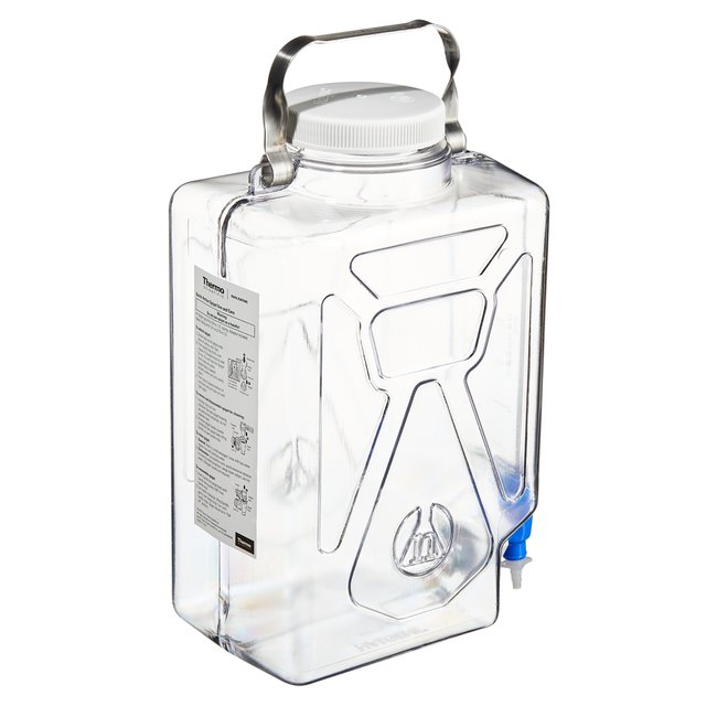 Nalgene™ Rectangular Polycarbonate Clearboy™ Carboy with Spigot