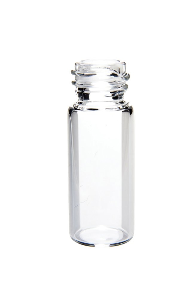 10mm 透明玻璃广口螺口样品瓶