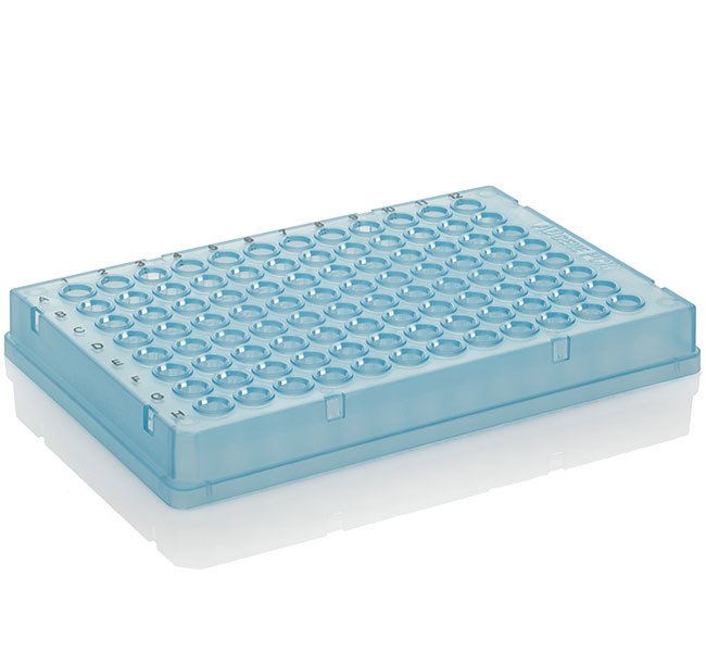 PCR Plate, 96-well, low profile, skirted, black letter