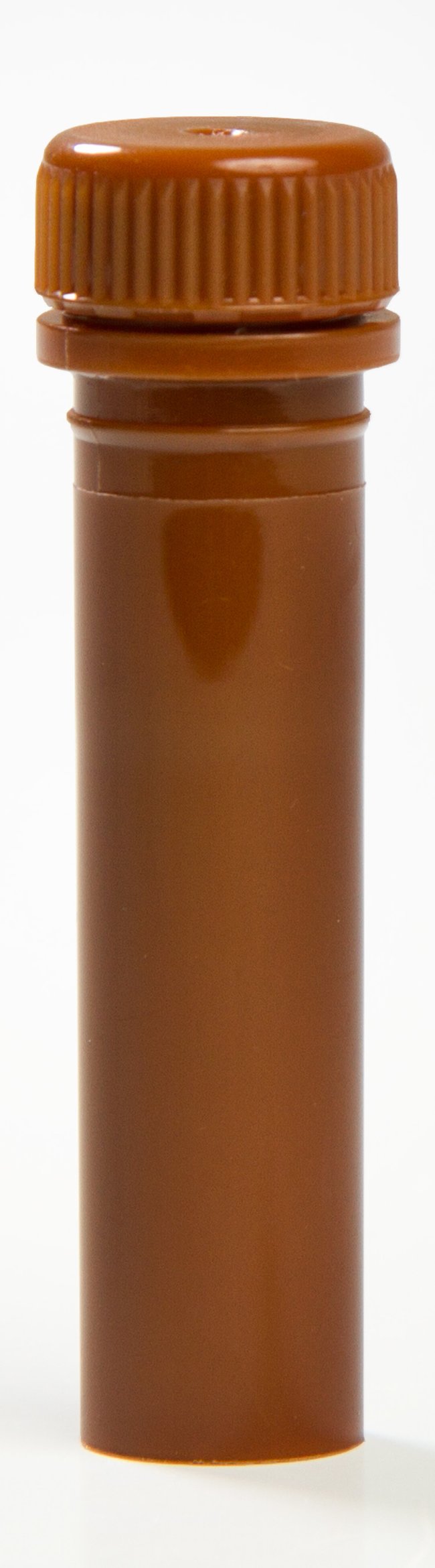棕色螺旋盖微型管
