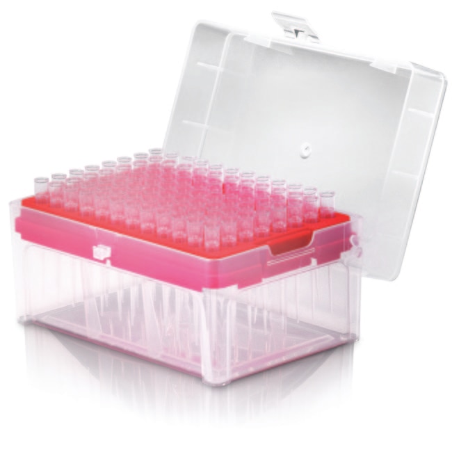 SoftFit-L™ Pipette Tips,  Filtered, Low Retention, Hinged Rack