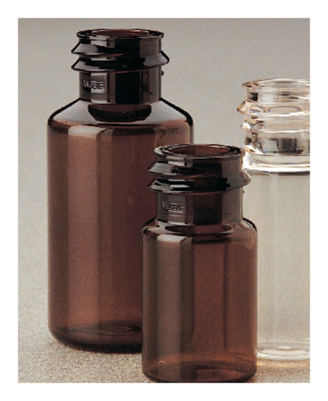 Nalgene™ 半透明棕色 PETG 连续螺纹血清样品瓶：无菌、吸塑包装包装