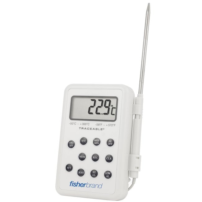 Digital Thermometers with Stainless-Steel Probe on Cable