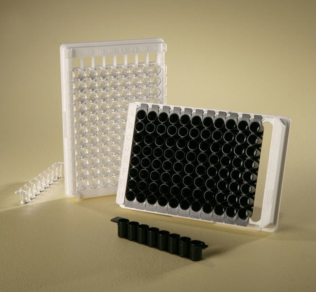 Pierce™ NeutrAvidin™ 包被高灵敏度板，透明，8 孔联排