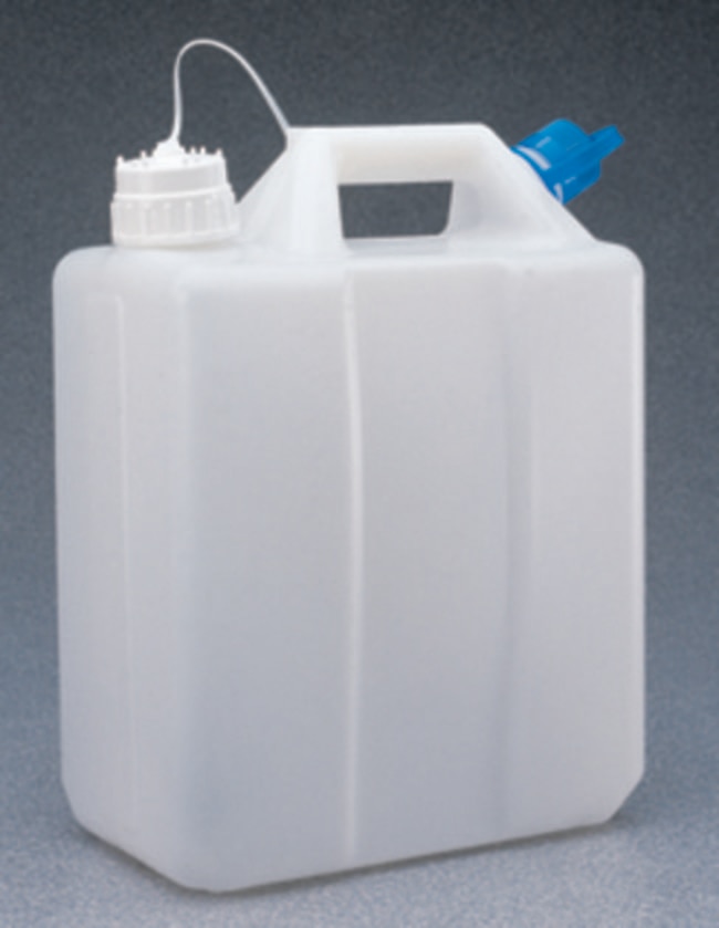 Nalgene™ 13 L HDPE 储液桶，带栓接聚丙烯瓶盖