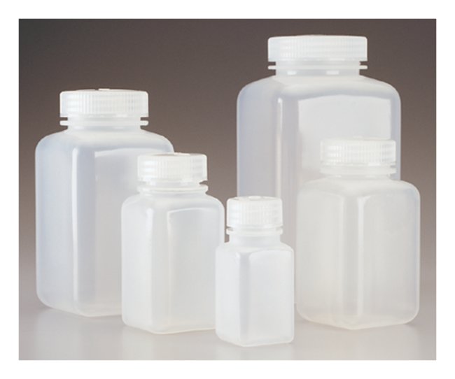Nalgene™ 方形广口 PPCO 带盖样品瓶：大包装、可高温高压灭菌