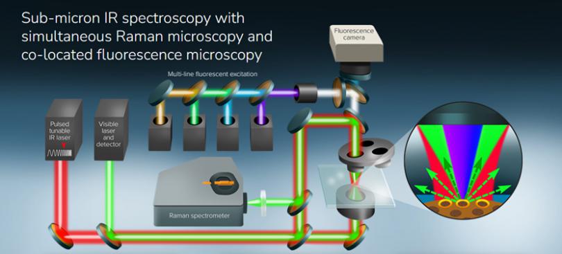 亚微米红外拉曼同步测量系统，助力东南大学新成果
