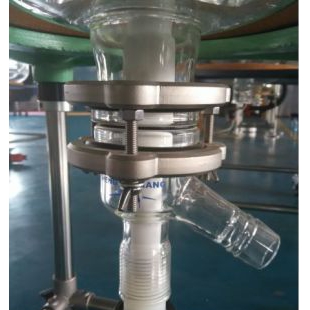 郑州长城科工贸供应 GR-100L三层双夹套调速玻璃反应釜