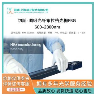 切趾-啁啾光纤布拉格光栅FBG 600-2300nm