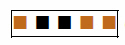 1 kΩ resistor is marked with 3 brown and 2 black colored bands