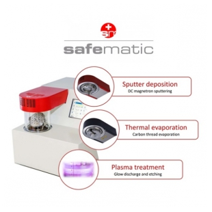 瑞士Safematic电镜制样设备CCU-010 LV离子溅射和镀碳一体化镀膜仪
