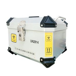 厦门齐冰铝镁合金生物安全运输箱QB-UN2814-LV12