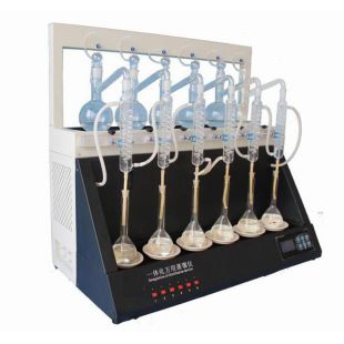 智能一体化蒸馏仪JTZL-6食品检测蒸馏装置
