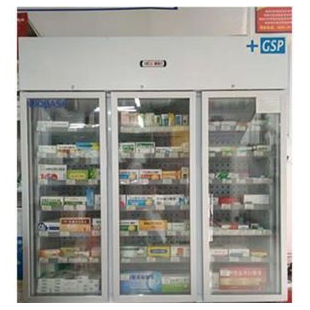 博科BLC-1360双开门8-20度药品阴凉柜 药品展示柜