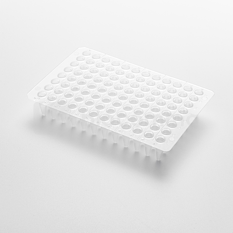 96孔PCR板 透明 无裙边  0.2mL