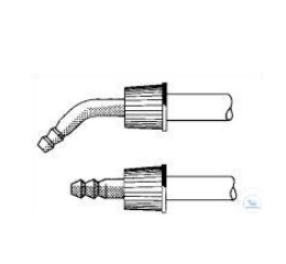 PLASTIC HOSE CONNECTION,  STRAIGHT, PP, WITH SILICONE-