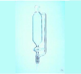 DROPPING FUNNELS W. PRESSURE  EQUALIZING TUBE, CYL., UNGRADUATED,  ST-STOPC. SCREW THREAD. RET. NUT,