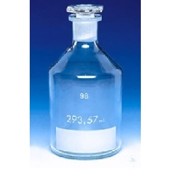 WINKLER BOTTLE, ACCURATELY ADJUSTED  CAPACITY, WITH FL