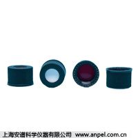 黑色10-425开孔拧盖、含红色PTFE/白色硅胶隔垫
