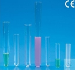CULTURE TUBES (TEST TUBES), DISPOSABLE, PS,   CRYSTAL 