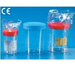 SPECIMEN AND COLLECTING CONTAINERS, 200 ML,  PS, WITH 