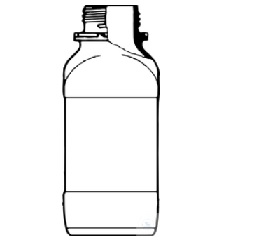 SQUARE BOTTLES, WIDE MOUTH, CLEAR-GLASS,   WITHOUT POU