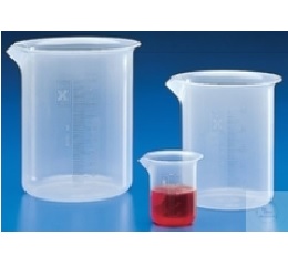 GRIFFIN BEAKER  25 ML, TRANSPARENT GRADUATED,  PP.WITH