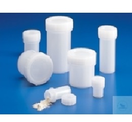 CONTAINERS,WITH SCREW CAP,  PE, 30 ML, OD 35 MM, HEIGH