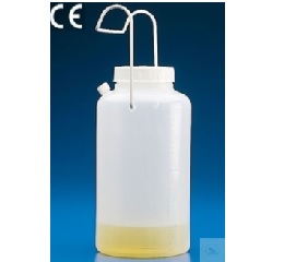 BOTTLE FOR URINE TESTS,   GRADUATED, PE, 2500 ML
