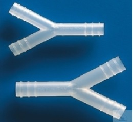 CONNECTING TUBES, Y-SHAPE,PP, TUBING I.D. 10-11 MM