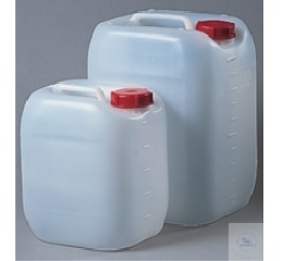 CANISTER, PE, WITH SCREW-CAP, PILEABLE,  10 L.CAP,  23