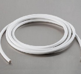 Tubing 1/4in id x 3/8in od x 10ft, white silicone for 