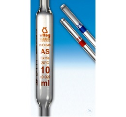 VOLUMETRIC PIPETTES CLASS AS, WITH 1 MARK, CAPACITY ML