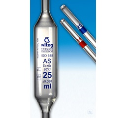 Volumetric pipettes, 50,0 ml, class AS, acc. to   DIN 