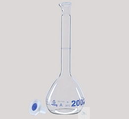 Volumetric flask, 100 ml, class A, conformity certifie