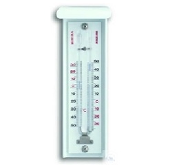 MAXIMUM-MINIMUM THERMOMETER, WITH  MAGNET,-30-+50 GRADC : 1/1 GRAD C,  WEATHERPROOF