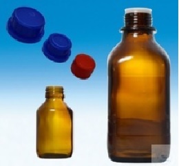 100ml棕色圆形防爆溶剂瓶，GL28，MINISPENSOR配套