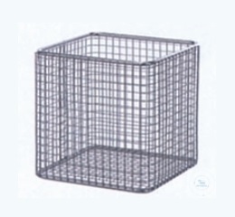 Basket, 300 x 400 x 300 mm,  wire mesh 8 x 8 mm, stain