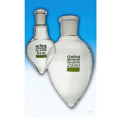 FLASKS, PEAR SHAPED, ACC. TO DIN 12383,  10 ML, ST 19/