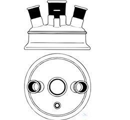 LIDS FLAT FLANGE, DN 100, WITH CENTER NECK GL 18, 2 AN