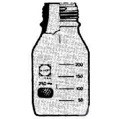 LABORATORY BOTTLES, WITH ISO  THREAD, GL 45, 100 ML , 