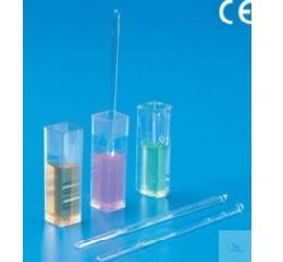 DISPOSABLE SQUARE STANDARD CUVETS, PMMA,   CAPACITY 4,