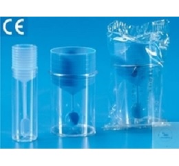 SPUTUM COLLECTING CONTAINERS, 16 ML, PS,  WITH STOPPER