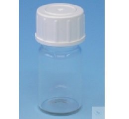 SPECIMEN BOTTLES WITH THREAD, CAP PE,   FOR TESTS AND 