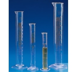 GRAD. CYLINDER,TALL SHAPE, TPX, 25 ML, CRYSTAL CLEAR