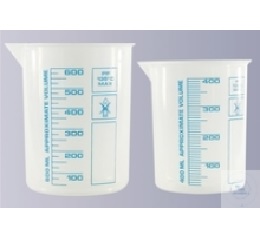 GRIFFIN BEAKERS, 1000 ML, COLOUR GRADUATED, PP