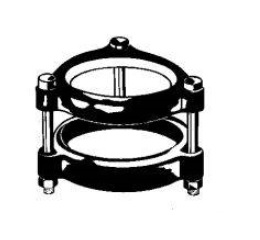 SUPPORTS FOR FLAT  FLANGES, 25 MM  