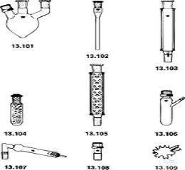 FRACTIONATING COLUMNS, VIGREUX,  300 MM, 2 ST 19/26  