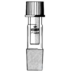 GTS-VACUUM-STIRRER AND  PK-10-GLASS-INSERT, SCREW CAP 